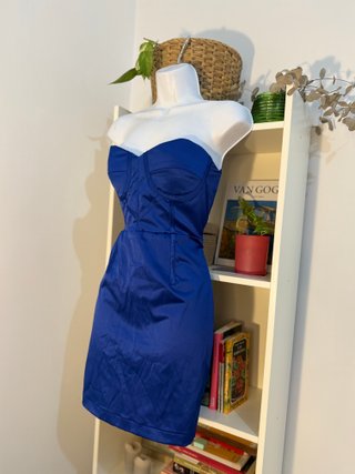 Precioso vestido estilo corsé/bustier - Vintage M