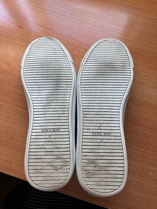 Zapatillas plateadas
