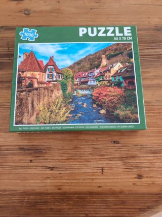 Puzzle 1000 piezas paisaje alsacia