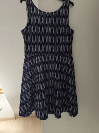 Vestido H&M azul estampado