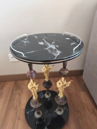 Mesa auxiliar / camarera vintage estilo oriental