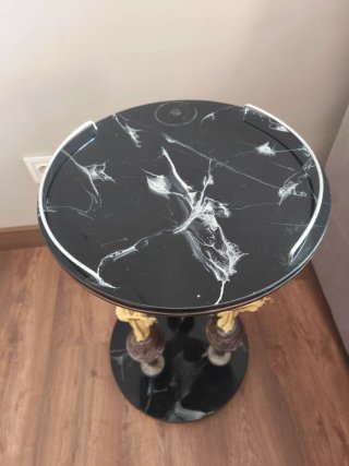 Mesa auxiliar / camarera vintage estilo oriental