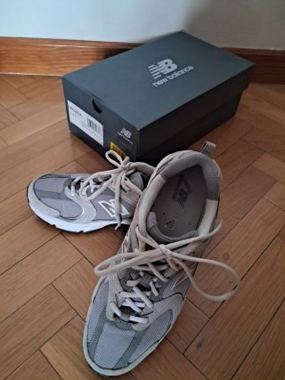 New Balance 530 gris/blanco Talla 41.5