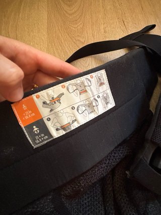 Mochila Ergobaby Aerloom Negra