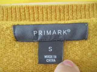 Jersey amarillo Primark talla S