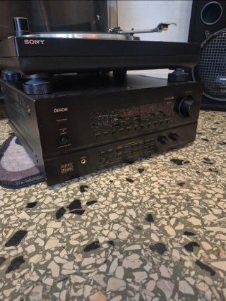 Giradischi Sony PS-LX300H + Ampli Home Denon 3800