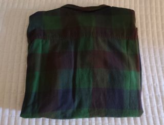 Camiseta Quiksilver cuadros manga larga