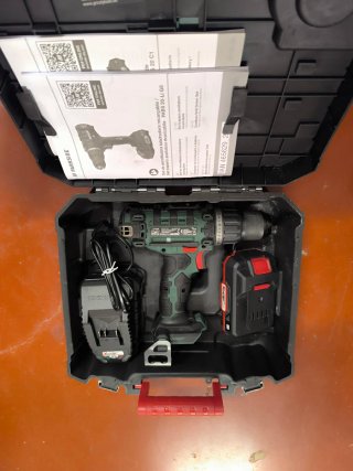 Taladro Atornillador Parkside 20V + Set Accesorios