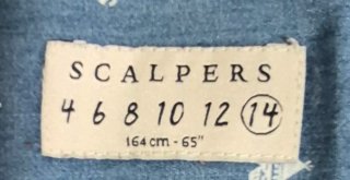 Camisa Vaquera Scalpers Estampada