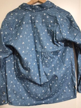 Camisa Vaquera Scalpers Estampada