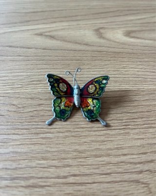 Broche Mariposa Vintage Multicolor