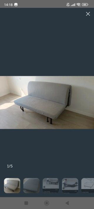 Sofá Cama LYCKSELE MURBO 2 Plazas