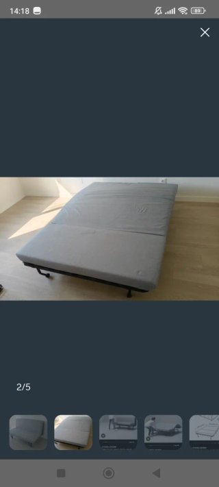 Sofá Cama LYCKSELE MURBO 2 Plazas