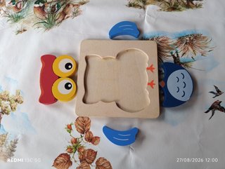 Puzzle Madera Búho Infantil