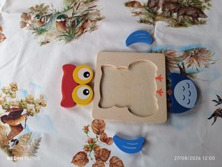 Puzzle Madera Búho Infantil