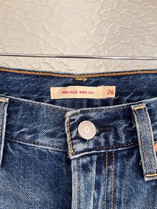 Levi's Ribcage Wide Leg Jeans Azul