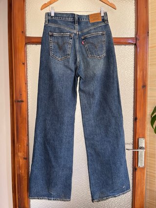 Levi's Ribcage Wide Leg Jeans Azul