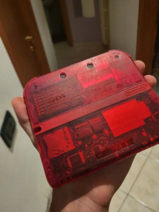 Nintendo 2DS Rosso Trasparente