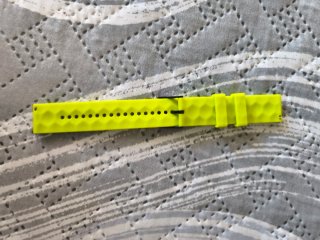 Correa Reloj 22mm Amarillo