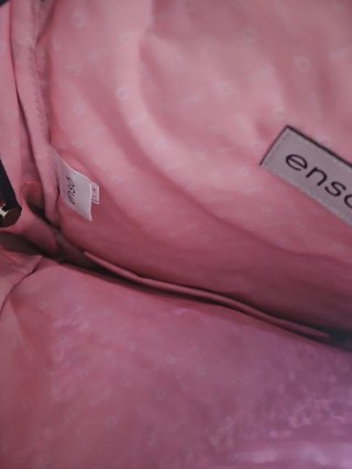 Mochila Enso Corazón Lentejuelas Rosa Azul