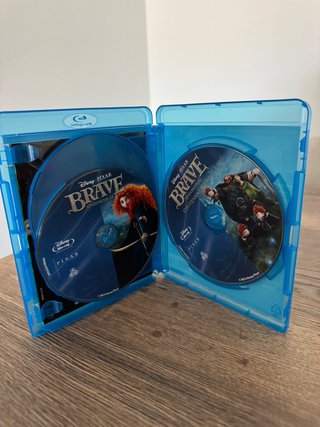 BRAVE (INDOMABLE) - BLU-RAY 3D - 3 DISCOS