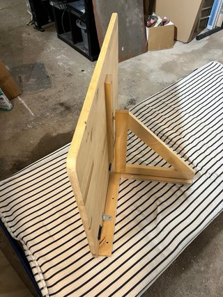 Mesa plegable de madera
