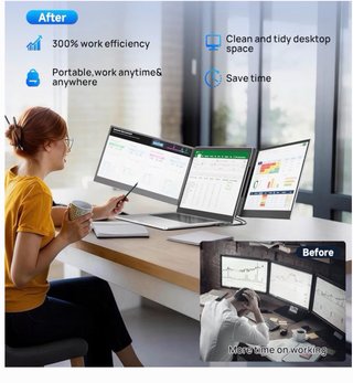 Monitor portatile Siaviala 15,6 FHD IPS