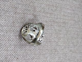 Anillo plateado diseño árbol de la vida