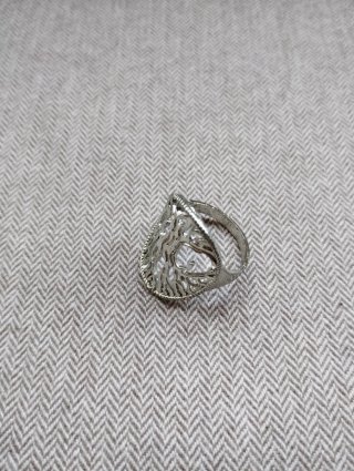 Anillo plateado diseño árbol de la vida