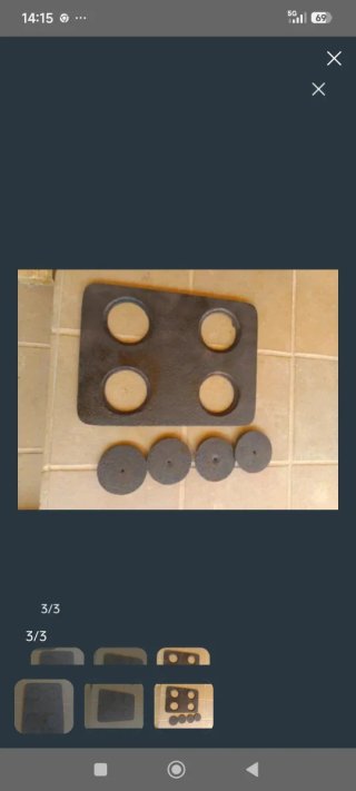 Placa de cocina de leña