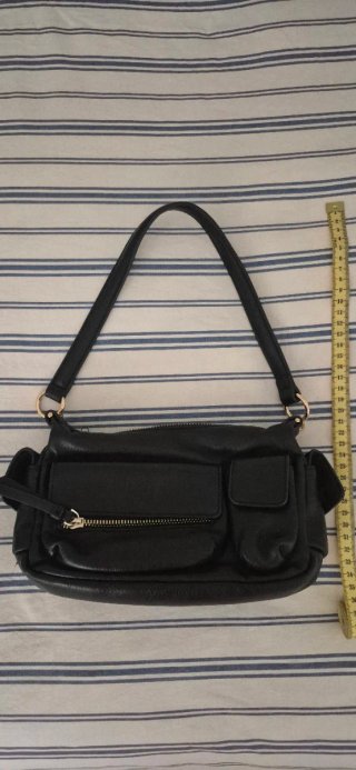 Bolso Zara Baguette Viral Negro