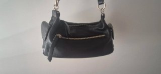 Bolso Zara Baguette Viral Negro