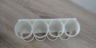 1 Soportes para 4 cartuchos de silicona