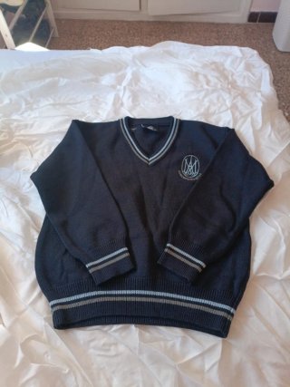 Jersey escolar azul marino talla 4