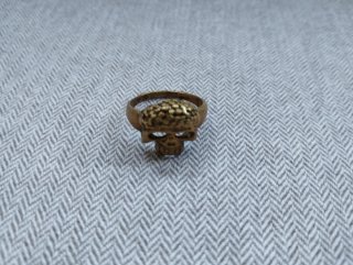 Anillo Calavera Dorado