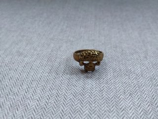 Anillo Calavera Dorado