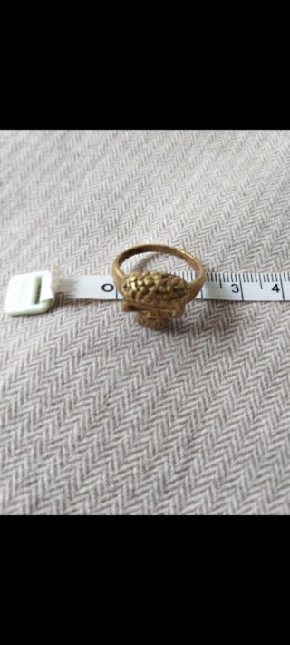 Anillo Calavera Dorado
