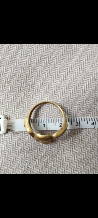 Anillo Calavera Dorado