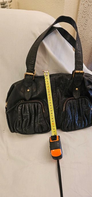 Bolso Piel Negro Corte Inglés