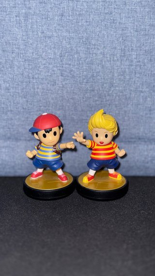 Amiibo Ness e Lucas Super Smash Bros Nintendo