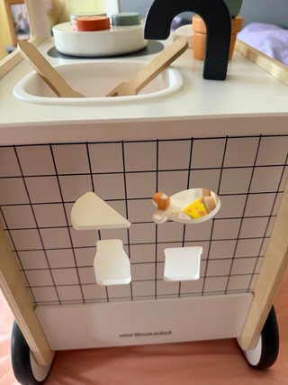 Andador correpasillos cocina madera