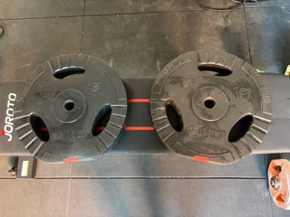 Discos de caucho Gorilla Sports 15kg