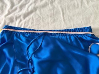 Falda Zara vuelo azul talla L