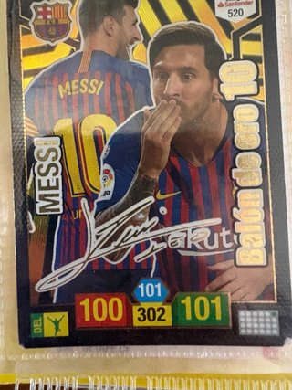Carta Messi Balón de Oro 10 Temporada 18/19