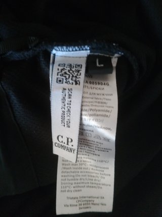 Chaqueta CP Company Chrome-R Negra Talla L