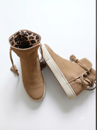 Botines Zara Beige con Tassel