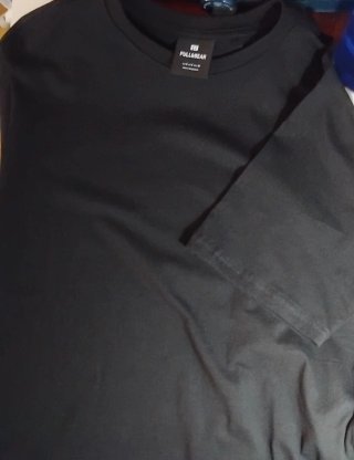 Camiseta Pull&Bear Negra Talla S