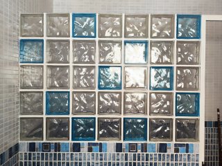 Ladrillos de cristal pavés