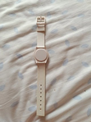 Reloj vintage beige/blanco