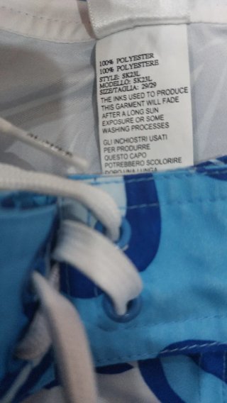Pantaloncino Sundek Tg 29 Blu/Bianco